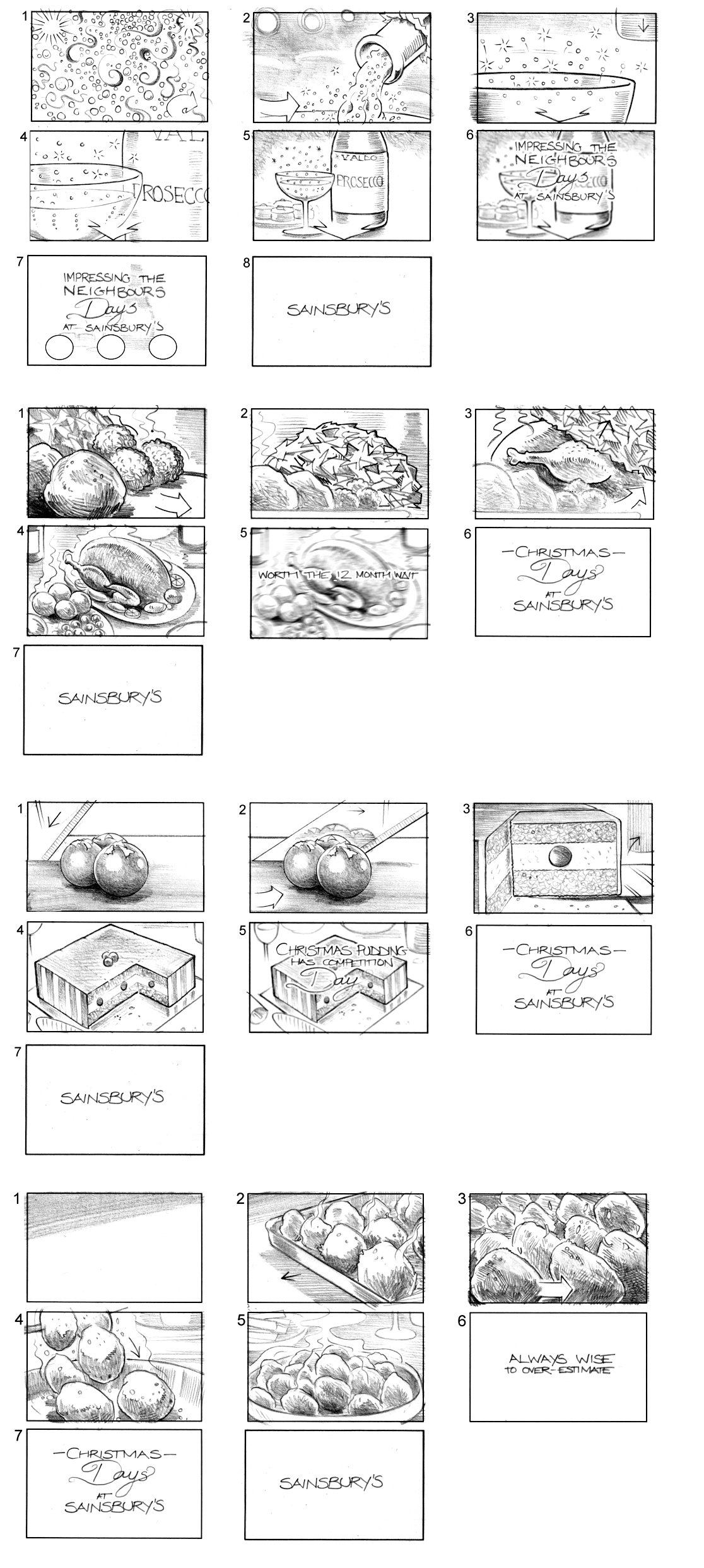 SAINSBURY'S STORYBOARD BY ANDY SPARROW
