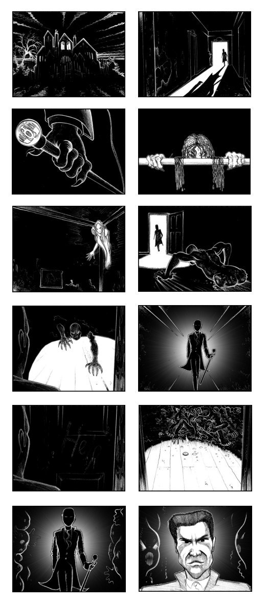 SKY 'HAUNTED' STORYBOARDS BY ANDY SPARROW