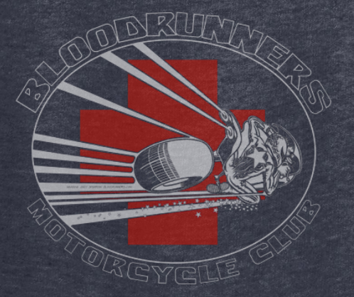 Bloodrunners Motorcycle Club design by Andy Sparrow