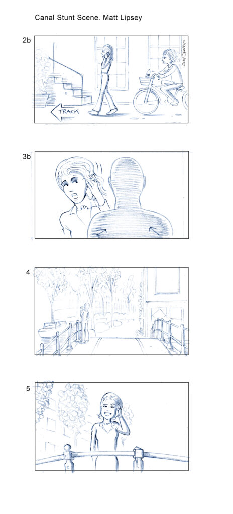 Ted Lasso storyboard drawn by Andy Sparrow