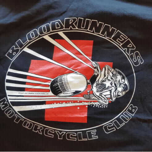 Bloodrunners Motorcycle Club design by Andy Sparrow